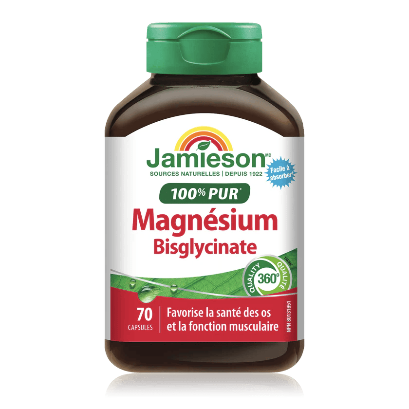 JAMIESON Suppléments Magnésium bisglycinate  70caps