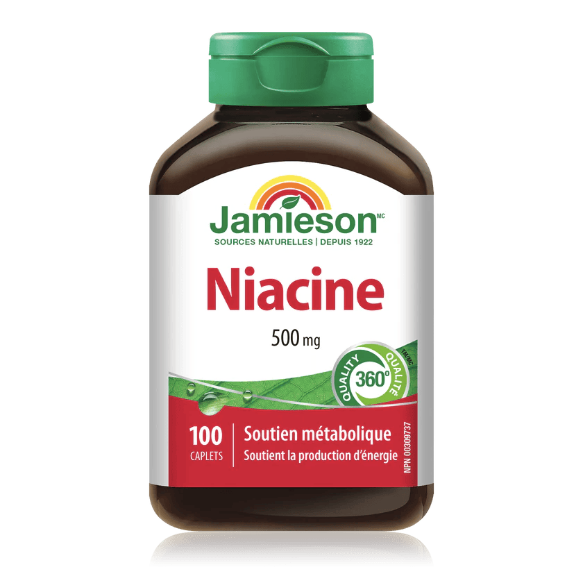 JAMIESON Suppléments Niacine (500mg) 100caps