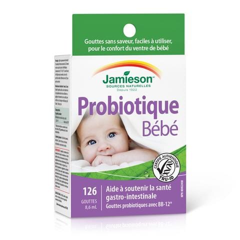 JAMIESON Suppléments Probiotiques pour bébé 1 milliard 8ml