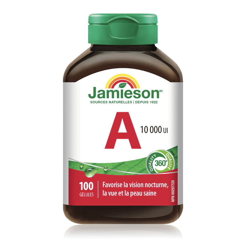 JAMIESON Suppléments Vitamine A (10 000 ui) 100gels