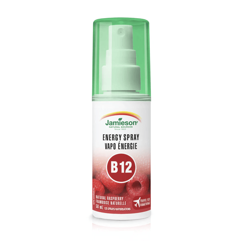JAMIESON Suppléments Vitamine B12 énergie spray (framboise) 58ml