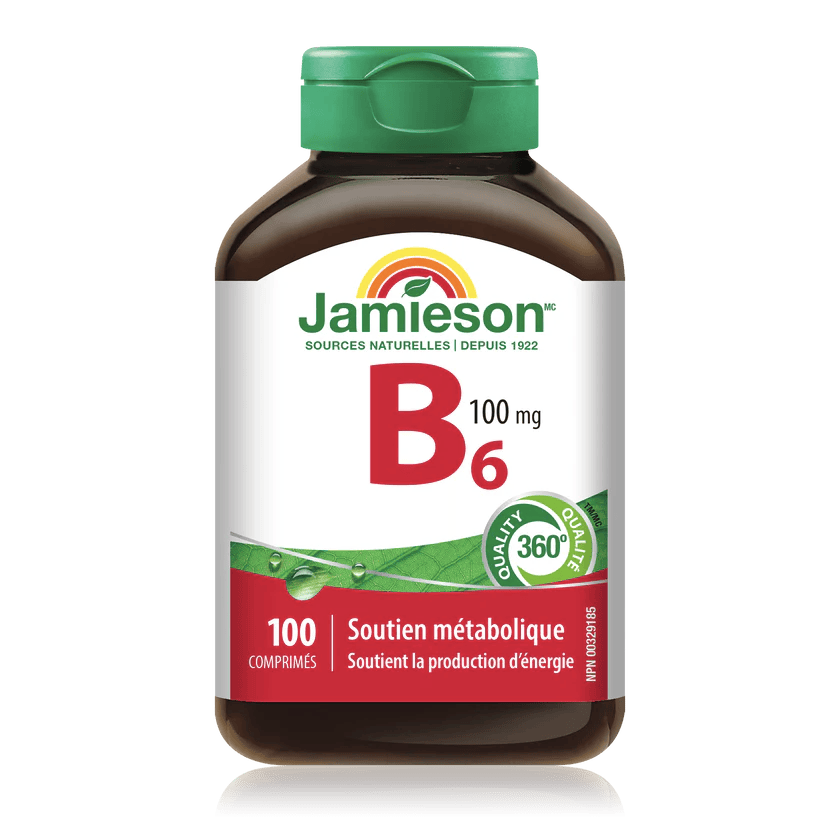 JAMIESON Suppléments Vitamine B6 (100mg) 100comp