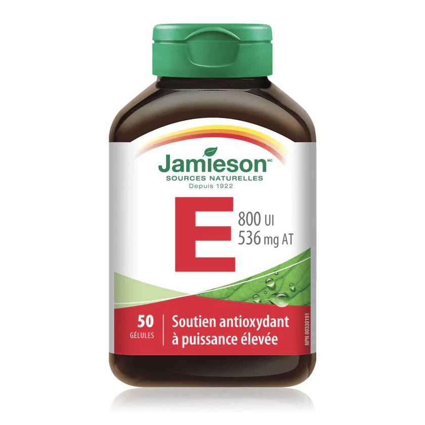 JAMIESON Suppléments Vitamine E (800 UI) 50gels