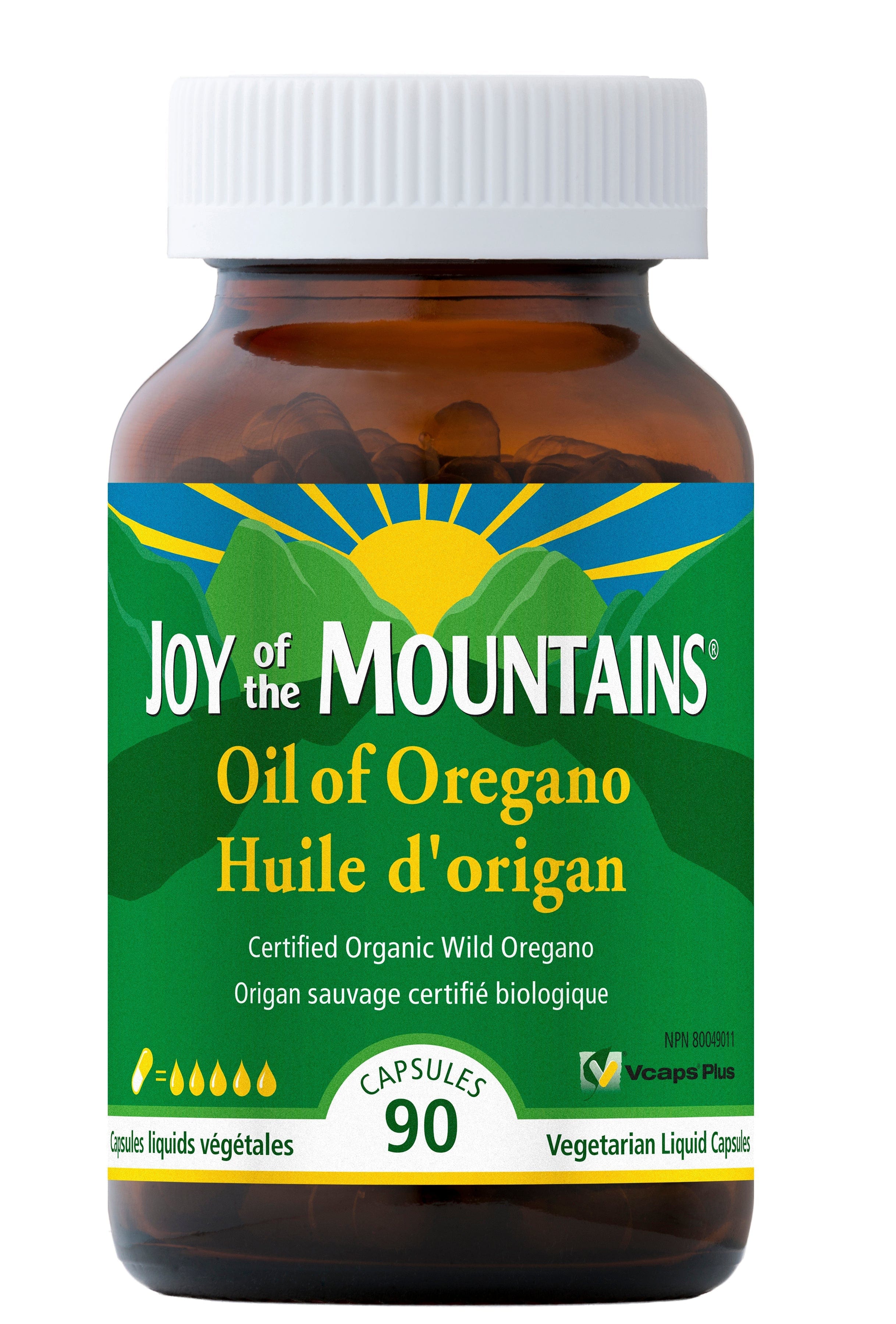 JOY OF THE MOUNTAINS Suppléments Huile d'origan 90caps