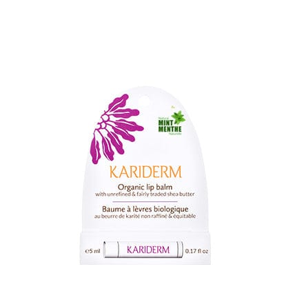 KARIDERM Soins & beauté Baume à lèvres bio menthe 5ml