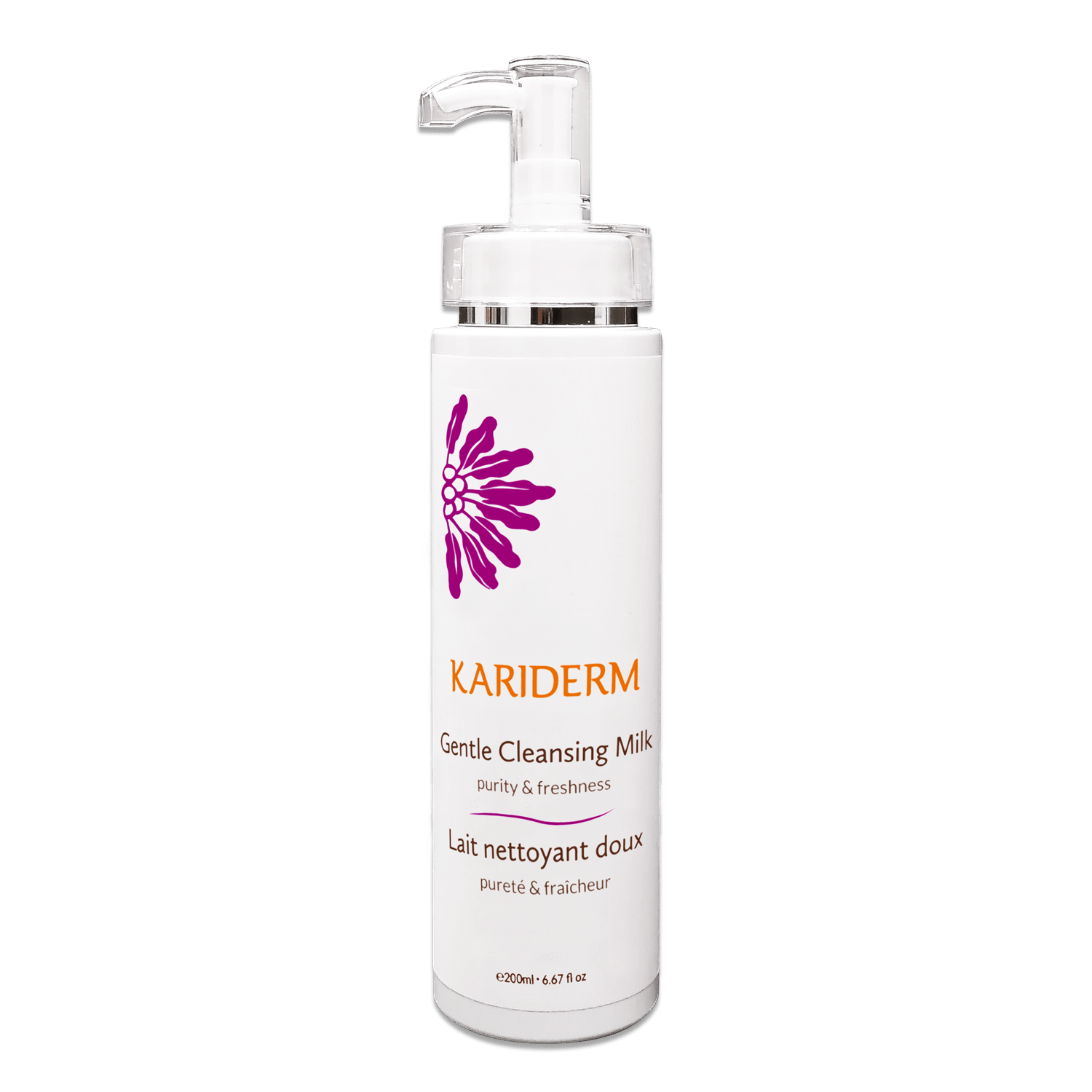 KARIDERM Soins & beauté Lait nettoyant doux 200ml