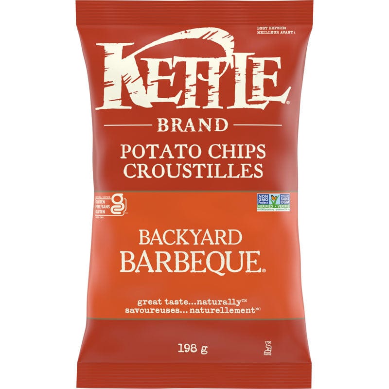 KETTLE Épicerie Croustilles barbeque 198g
DATE DE PÉREMPTION : 28 NOVEMBRE 2026