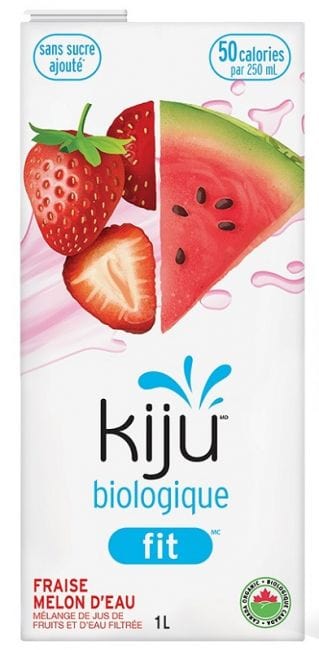 KIJU Épicerie Jus fraise et melon d'eau bio 1l