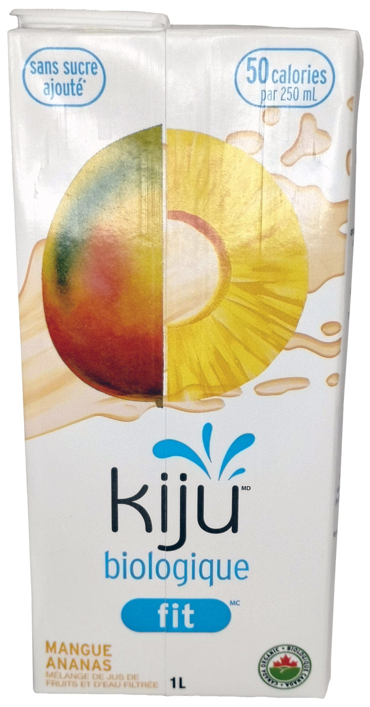 KIJU Épicerie Jus mangue et ananas bio 1L