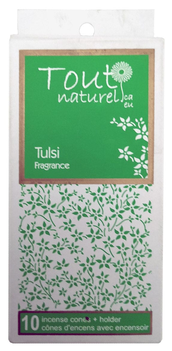 KOLAM Soins & beauté Cônes encens tulsi 10 un avec encensoir