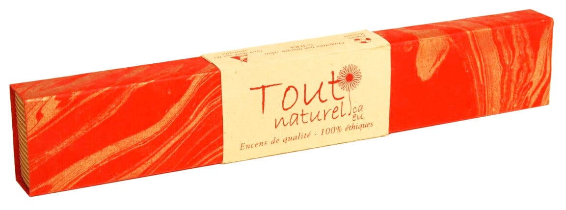 KOLAM Soins & beauté Emballage cadeau encens rose, santal et ambre avec encensoir 36un + 1 encensoir