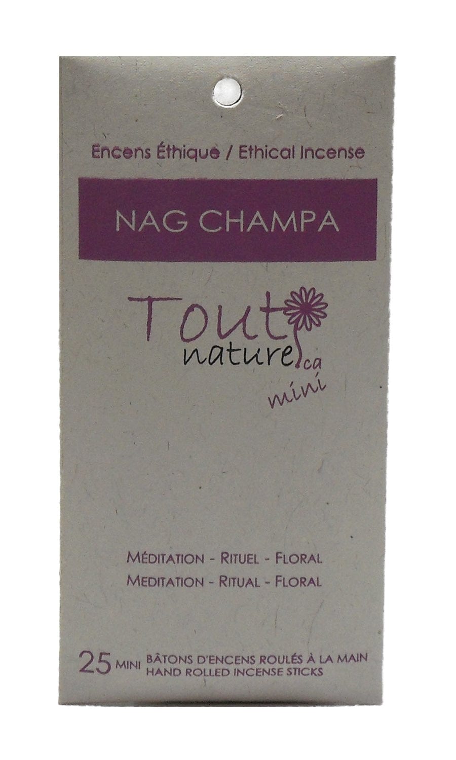 KOLAM Soins & beauté Mini-bâtonnets encens nag champa 25un