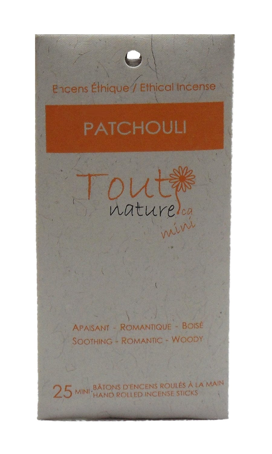 KOLAM Soins & beauté Mini-bâtonnets encens patchouli 25un