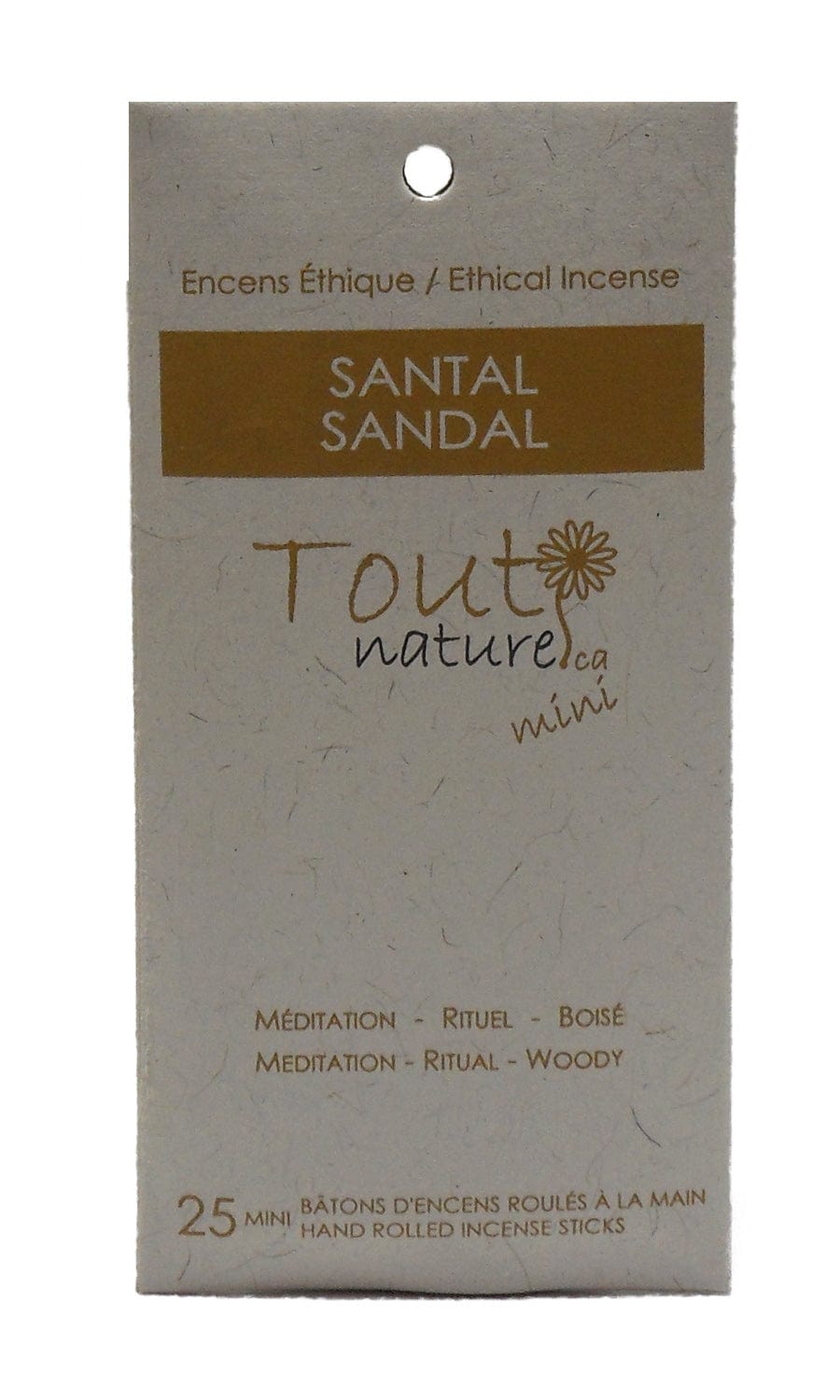KOLAM Soins & beauté Mini-bâtonnets encens santal 25un