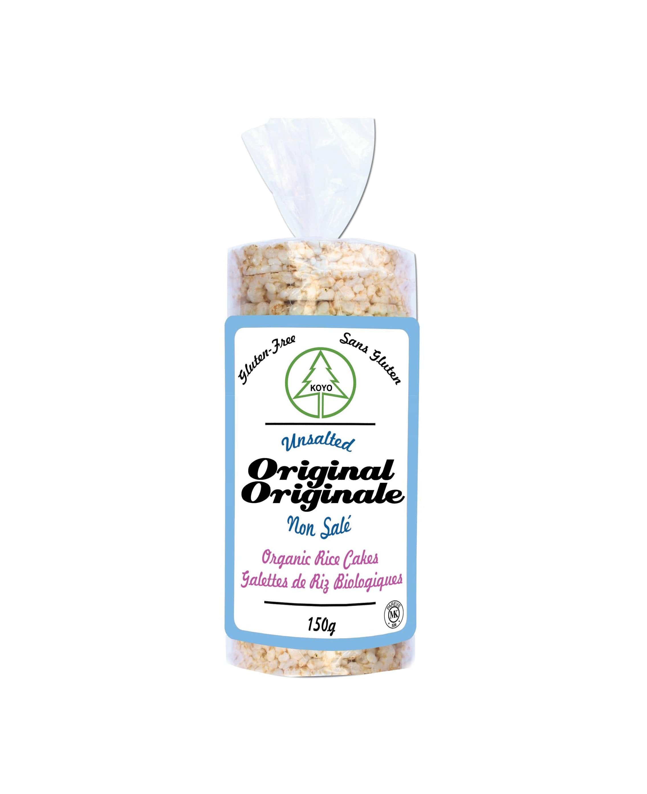 KOYO Épicerie Galettes de riz biologiques originales non-salées 150g