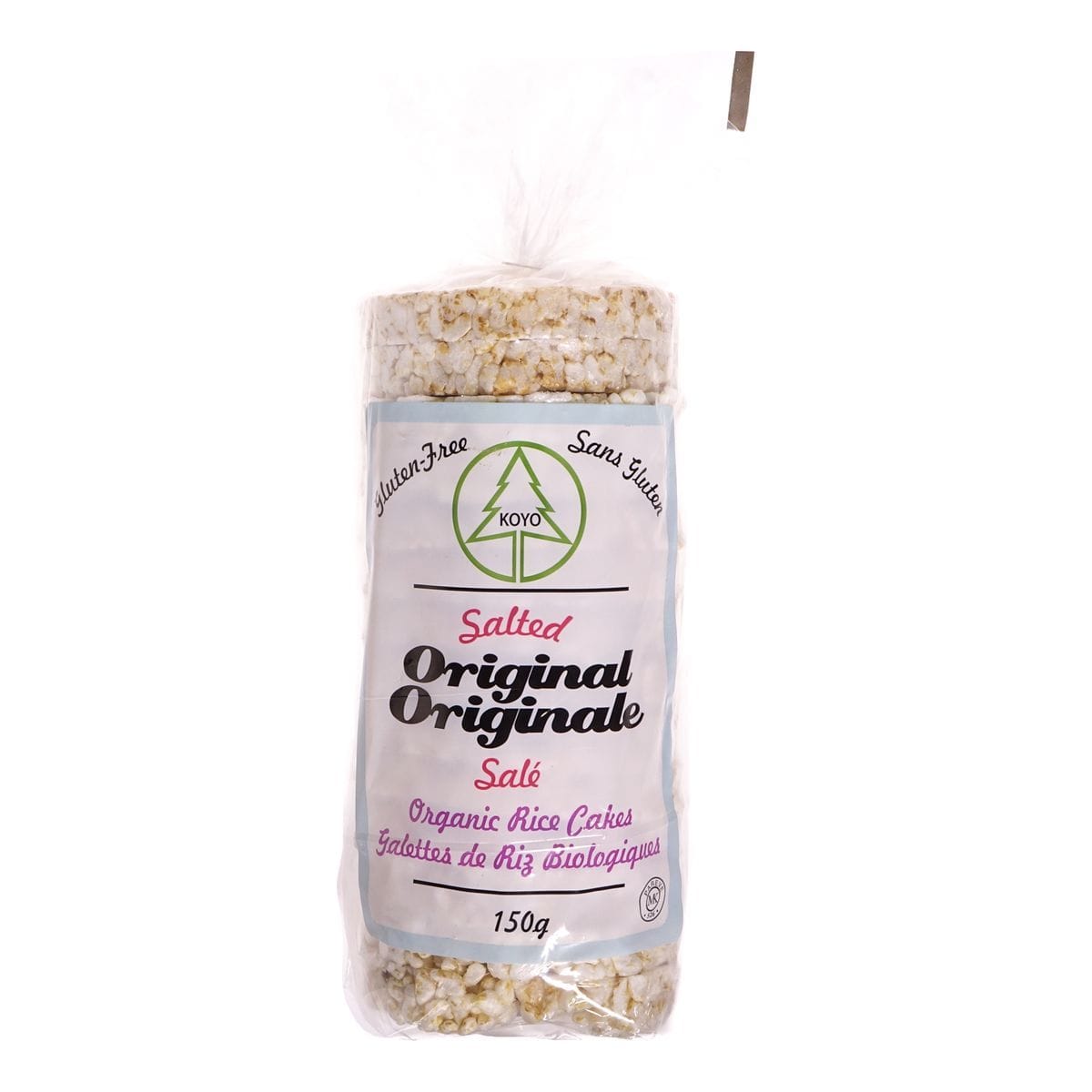 KOYO Épicerie Galettes de riz biologiques originales salées 150g
