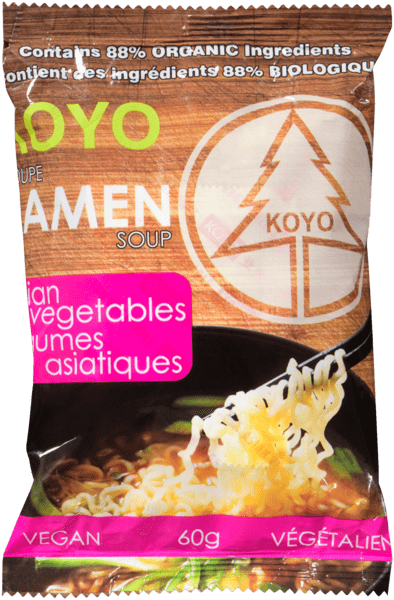 KOYO Épicerie Ramen soupe légumes asiatiques 88 % bio 60g