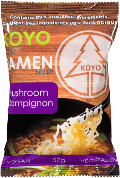 KOYO Épicerie Soupe ramen aux champignons 89% bio 57g