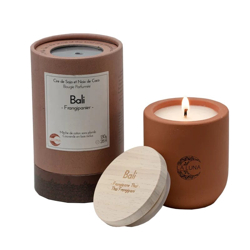 LA LUNA Santé & beauté Bougie Bali frangipani thaï 130g