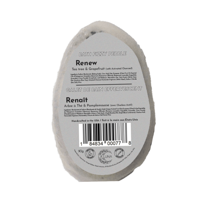 LA LUNA Santé & beauté Galets de bain effervescent renait arbre à thé et pamplemousse 90g