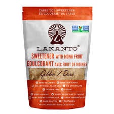 LAKANTO Épicerie Édulcorant doré avec fruit moines 235g
