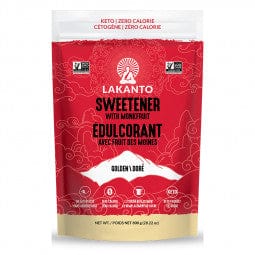 LAKANTO Épicerie Édulcorant doré avec fruits moines 800g