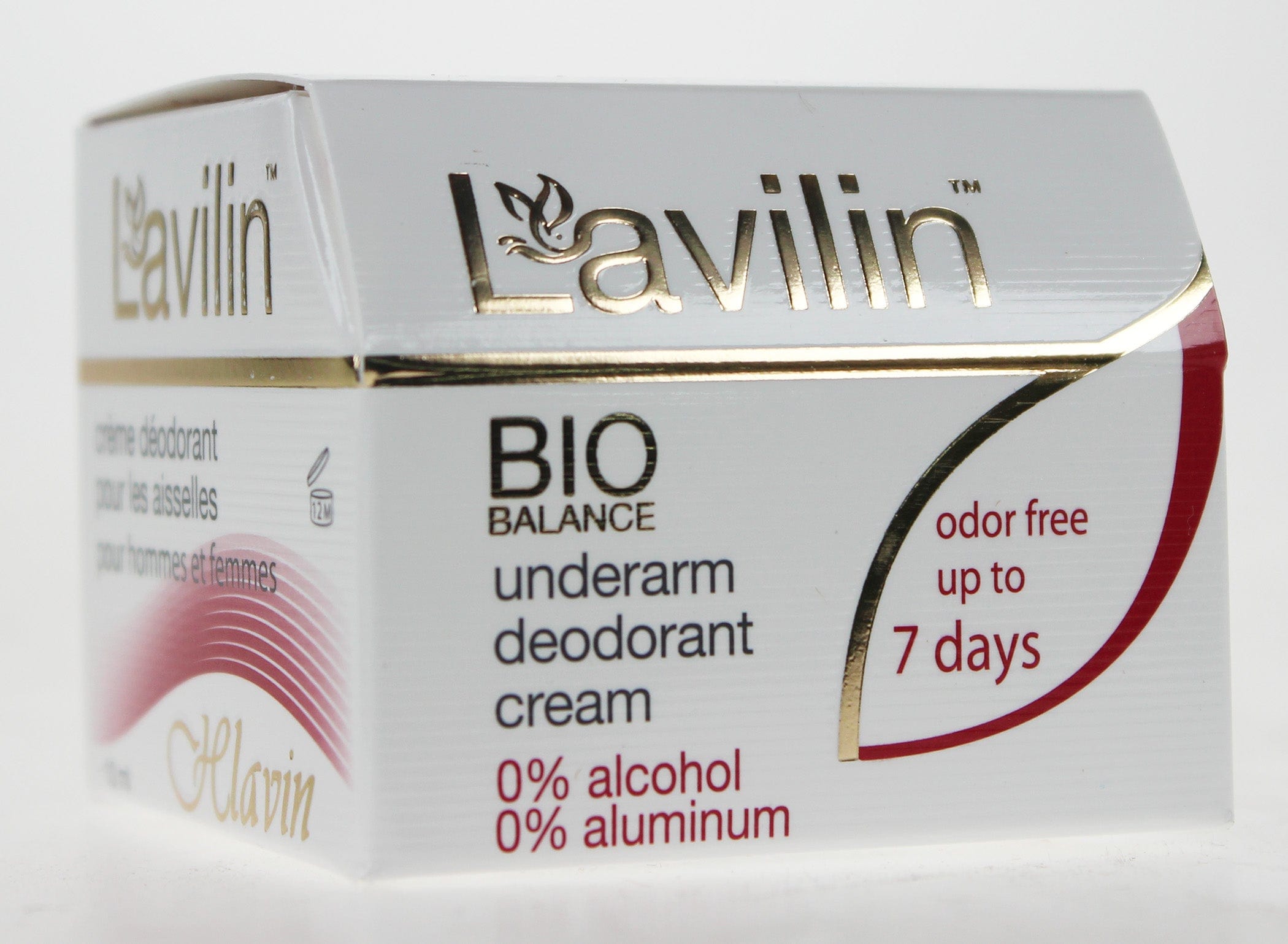 LAVILIN Soins & Beauté Crème déodorante 7jours (pour les aisselles pour hommes et femmes) 10ml