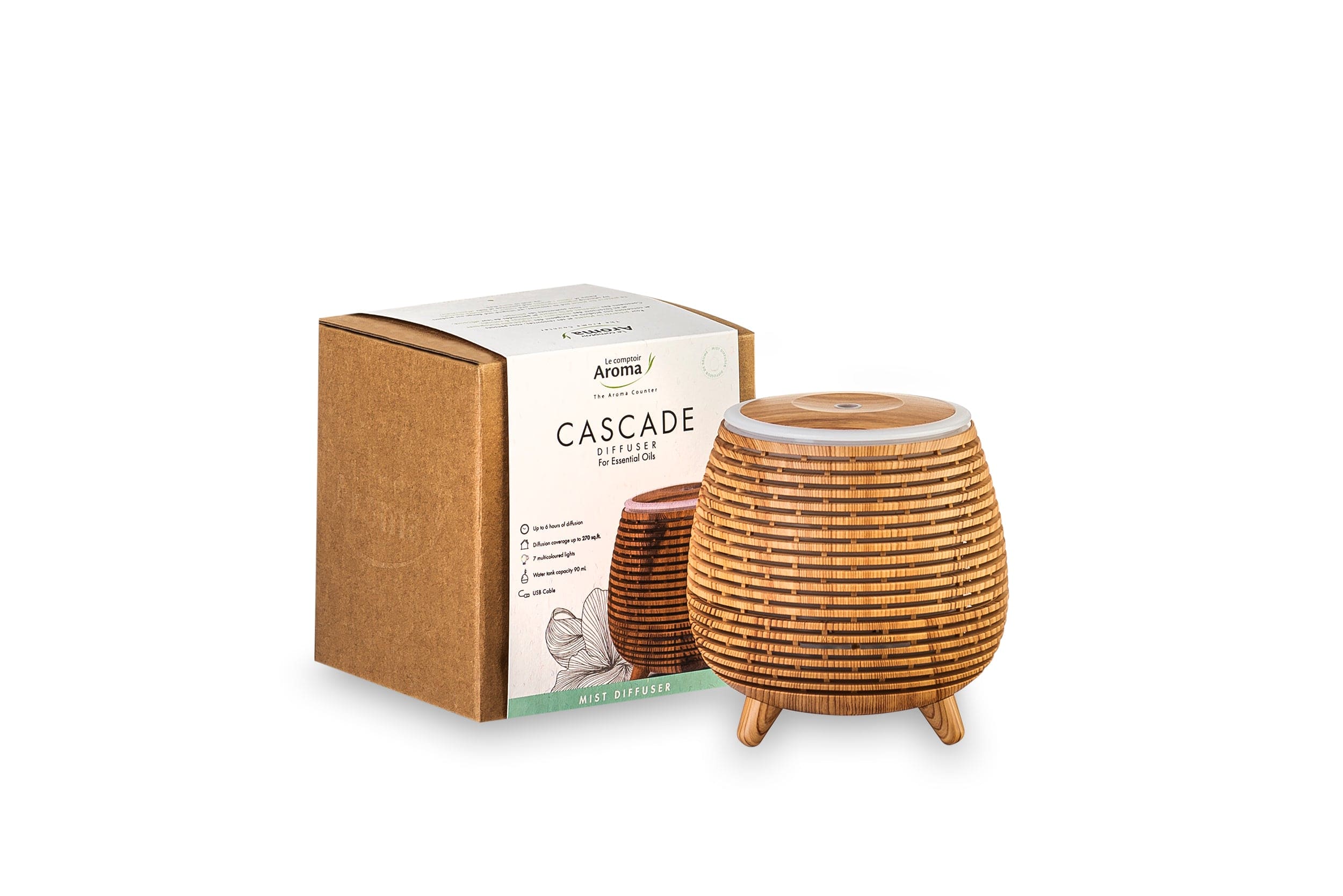 LE COMPTOIR AROMA Santé & beauté Diffuseur de brume Cascade (un)