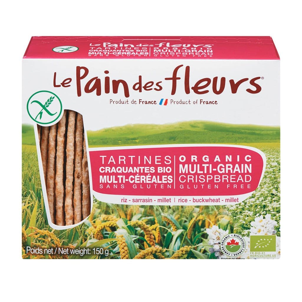 LE PAIN DES FLEURS Épicerie Tartines multi-céréales bio 150g