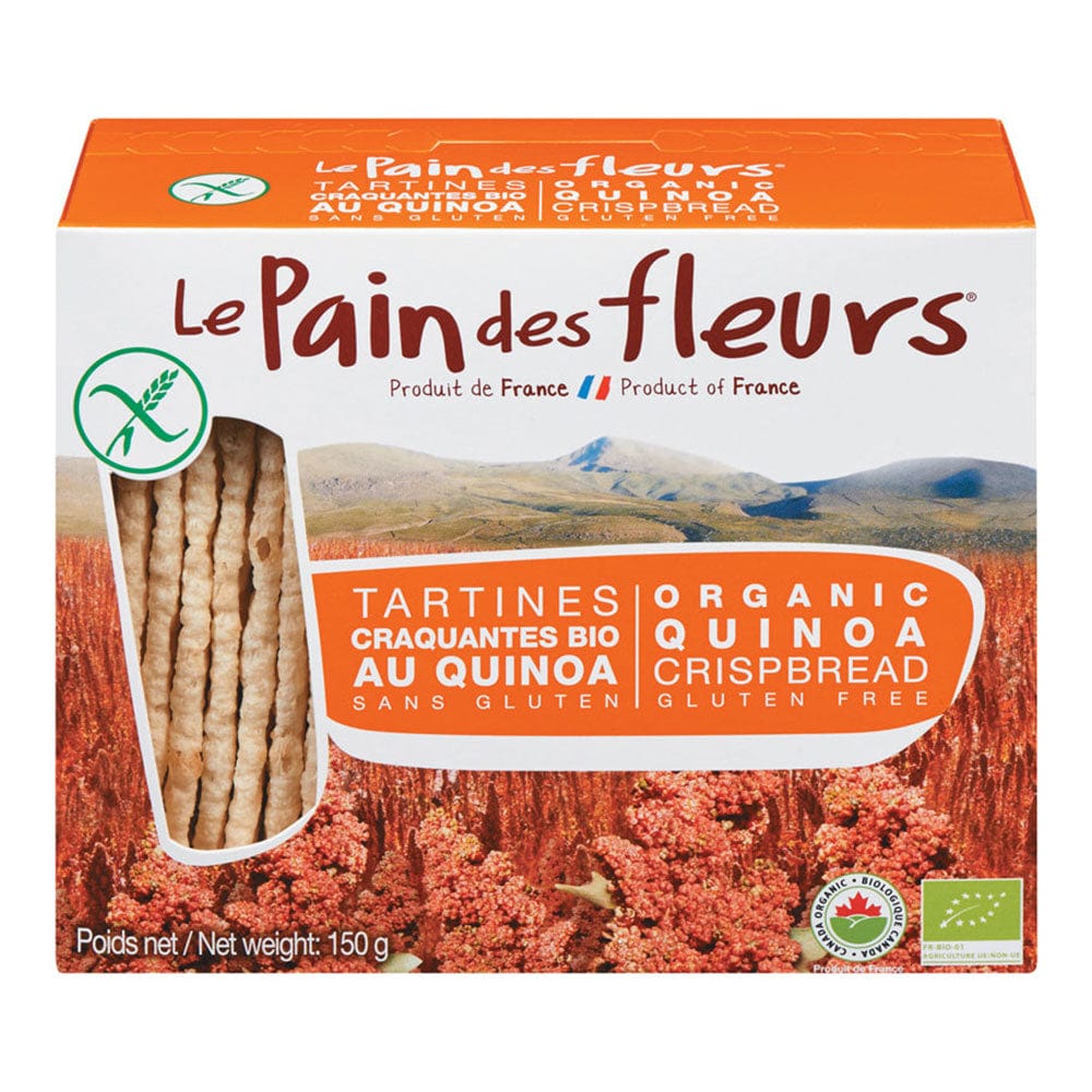 LE PAIN DES FLEURS Épicerie Tartines quinoa biologiques 150g