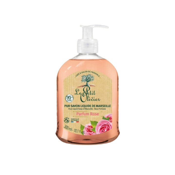 LE PETIT OLIVIER Soins & beauté Pur savon liquide de Marseille rose 300ml