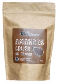 LES CRUSTILLANTS Épicerie Amandes crues au tamari bio , pré-germées et déshydratées 250g