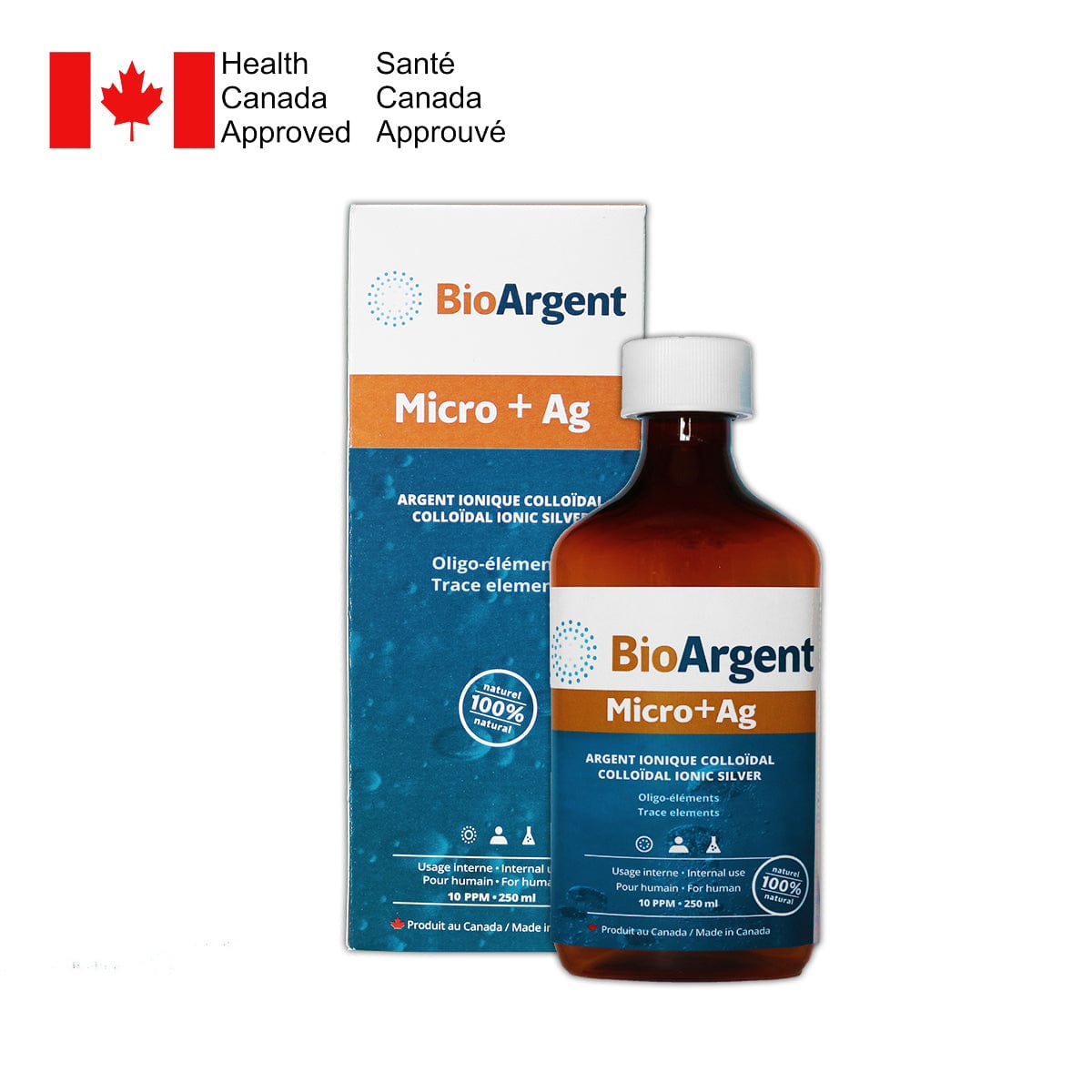 LES LABORATOIRES BIOARGENT Suppléments Micro+Ag 250ml