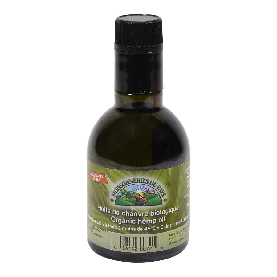 LES MOISSONNERIES DU PAYS Épicerie Huile de chanvre biologique 250ml