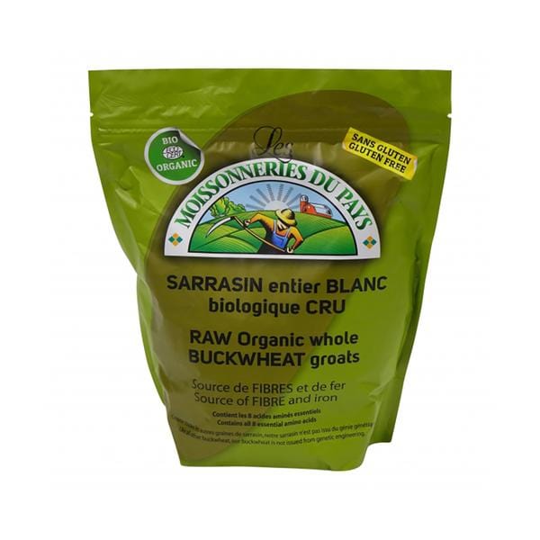 LES MOISSONNERIES DU PAYS Épicerie Sarrasin entier blanc cru biologique 450g