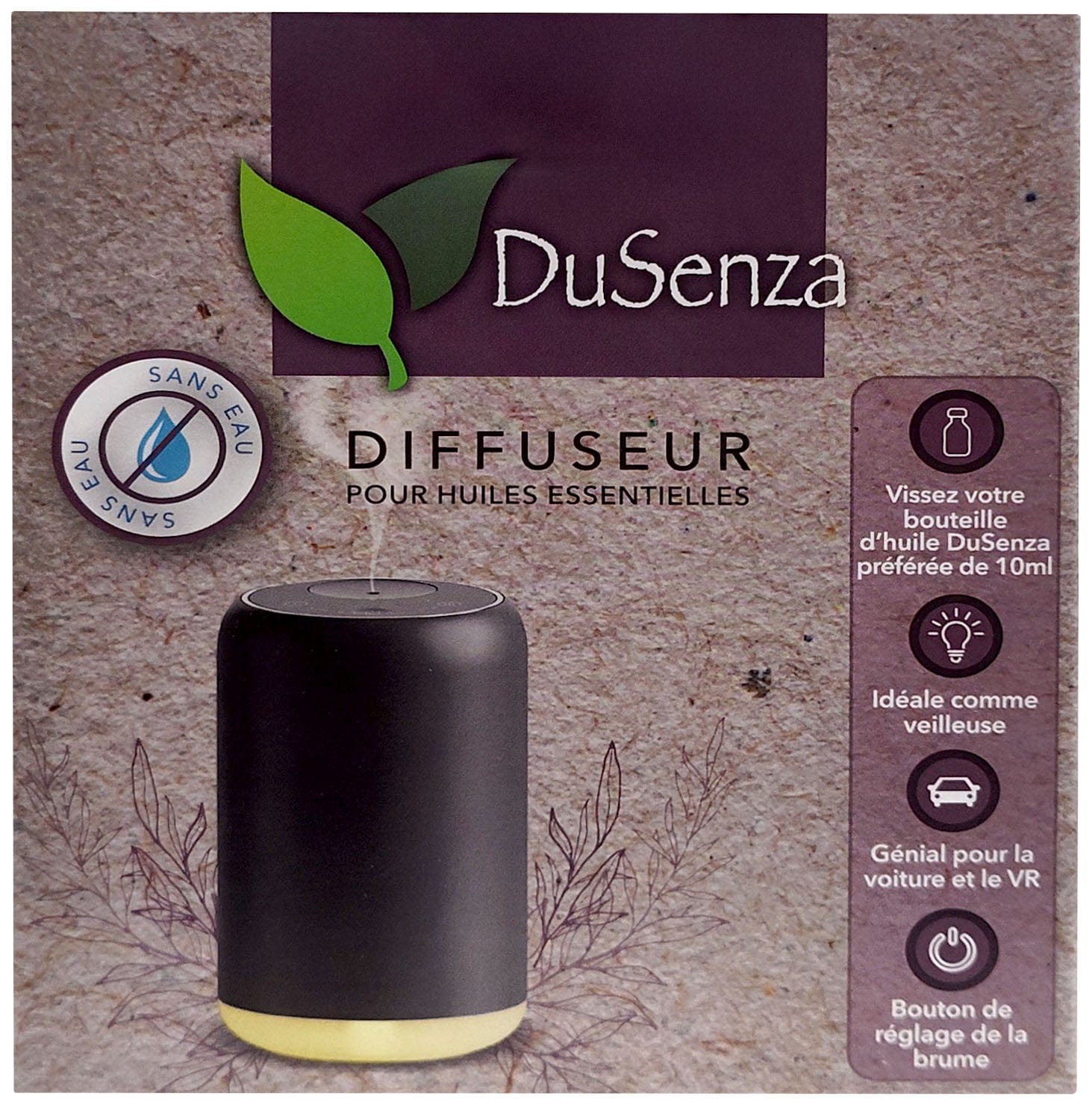 LES PRODUITS DUSENZA Soins & beauté Diffuseur sans-eau (gris) un