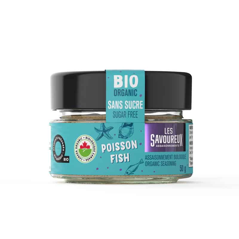 LES SAVOUREUX Épicerie Assaisonnement à poisson bio 50g