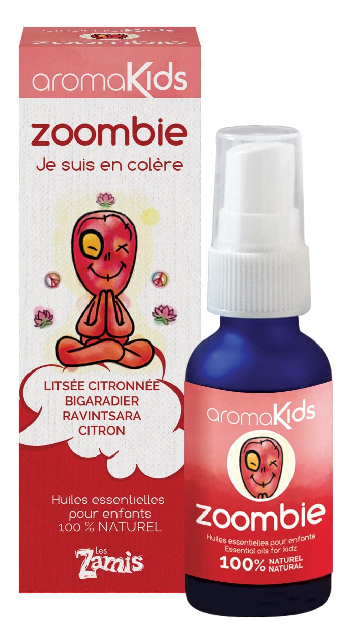 LES ZAMIS Suppléments Huille essentielle vapo ``Je suis en colère`` ( litsée citronnée, bigaradier, ravintsara, citron) 30ml