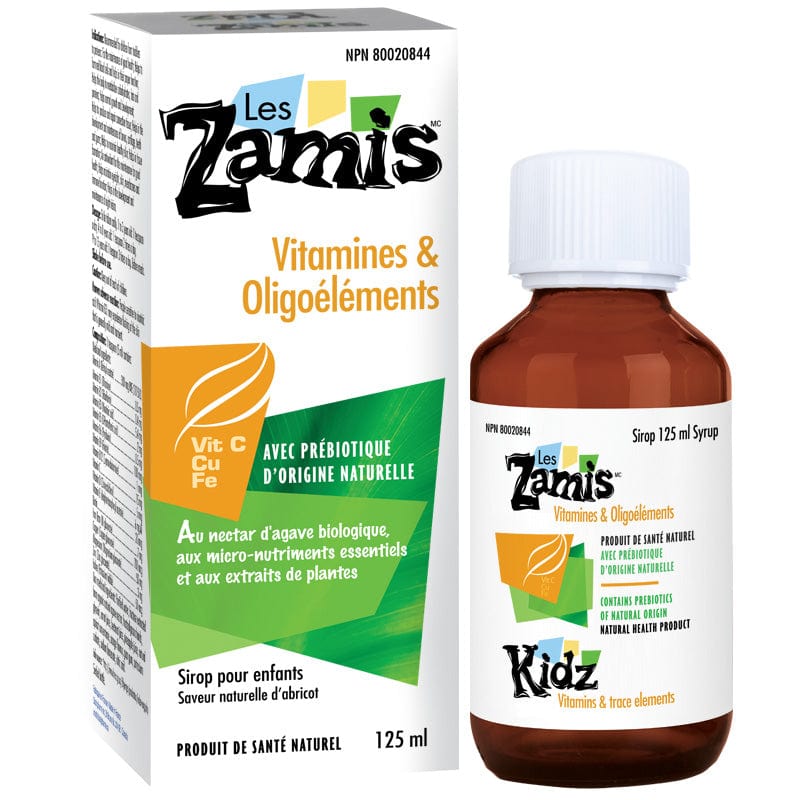 LES ZAMIS Suppléments Vitamines et oligo-éléments (NPN 80020844) 125ml