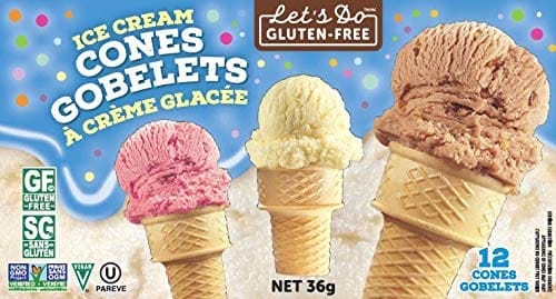 LET'S DO ORGANIC Épicerie Cornets style gobelet pour crème glacée 36g