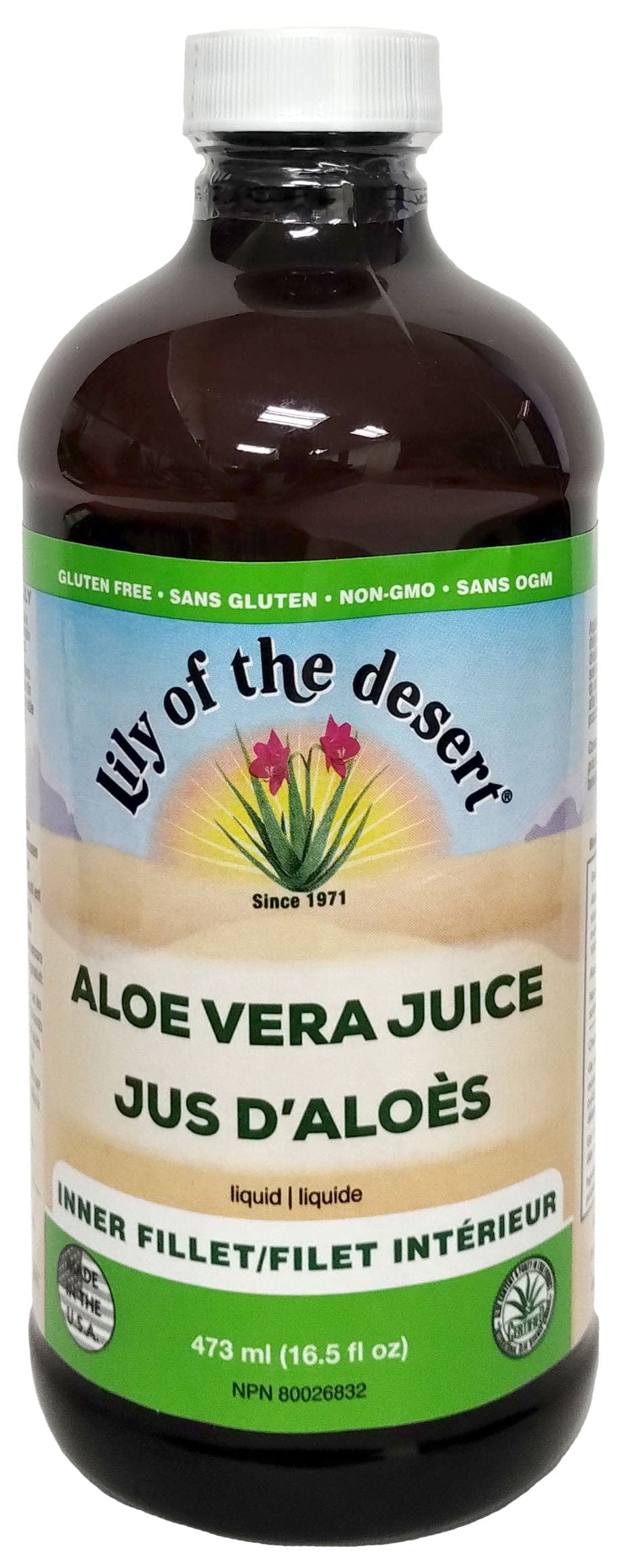 LILY OF THE DESERT Suppléments Jus d'aloès 473ml