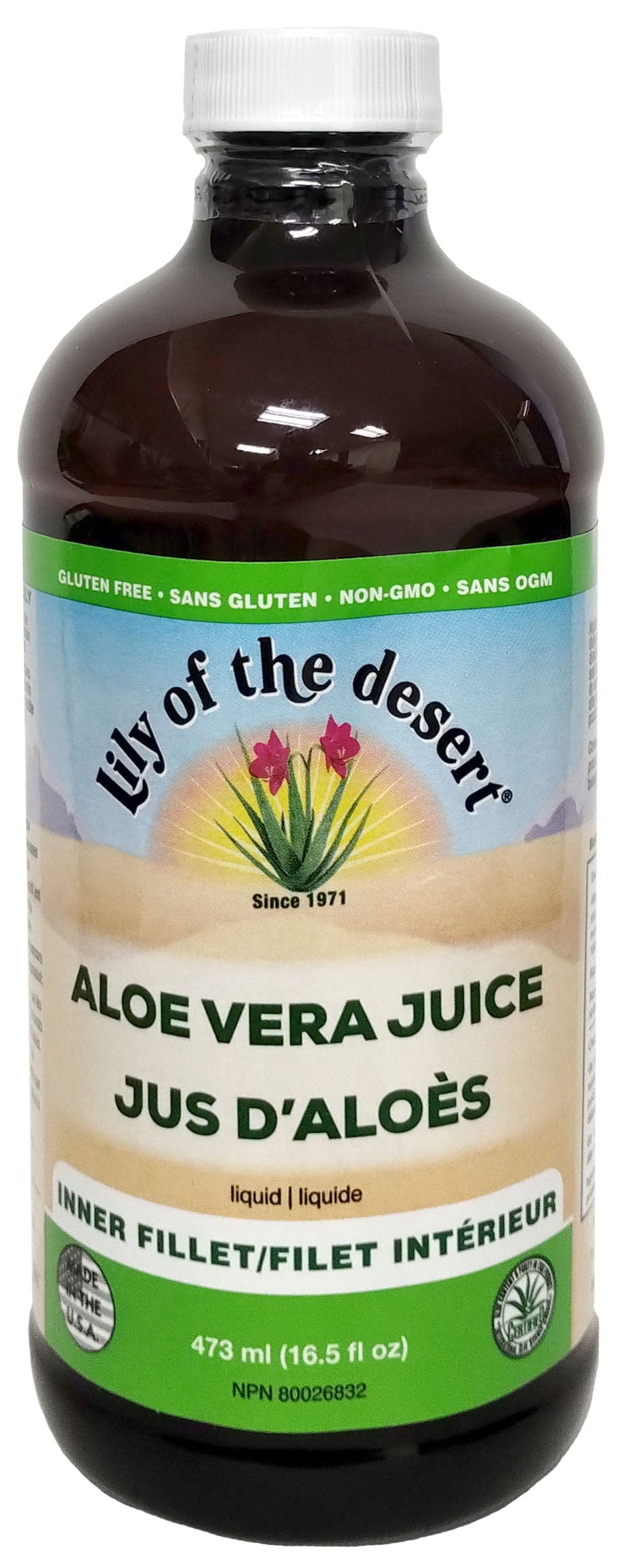 LILY OF THE DESERT Suppléments Jus d'aloès 473ml