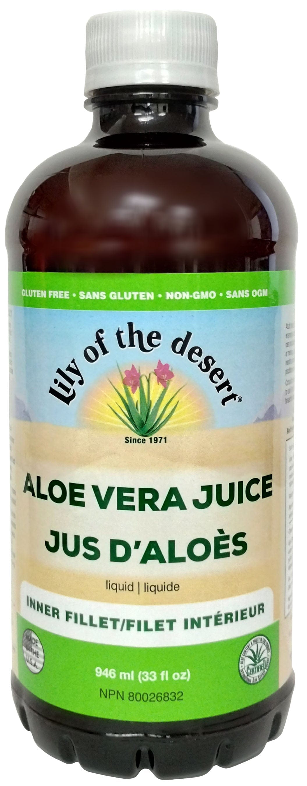 LILY OF THE DESERT Suppléments Jus d'aloès 946ml