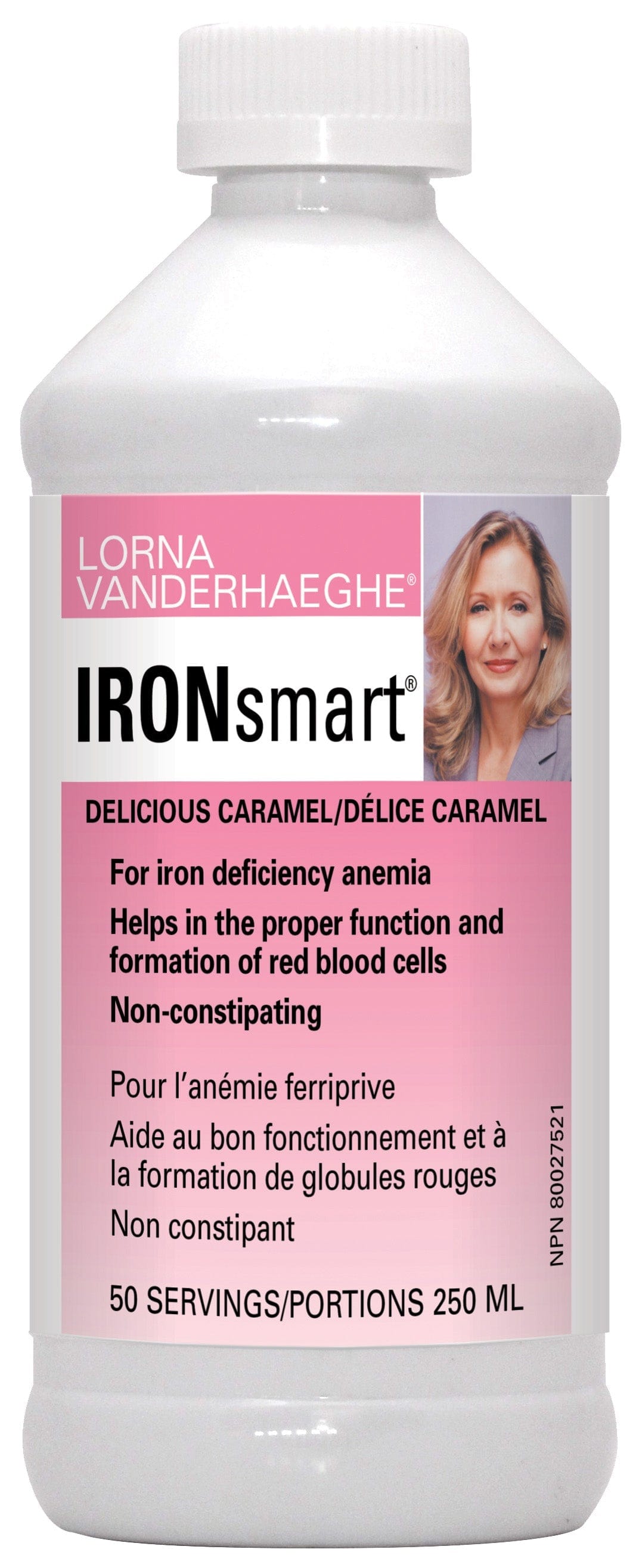 LORNA VANDERHAEGHE Suppléments Ironsmart (50 portions par bouteille) 250ml