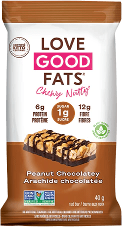 LOVE GOOD FATS Épicerie Barre arachides chocolatées 40g