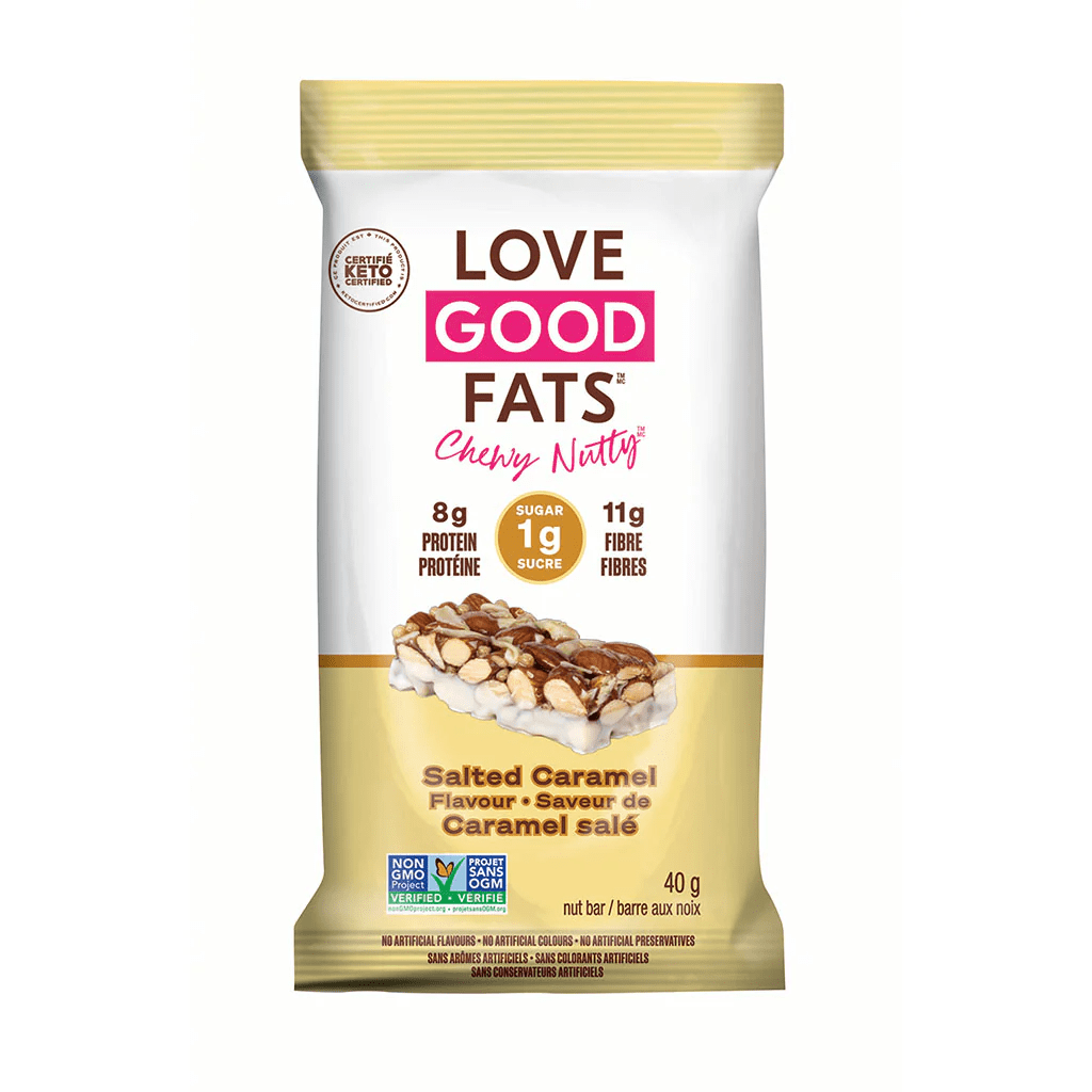 LOVE GOOD FATS Épicerie Barre caramel salé 40g