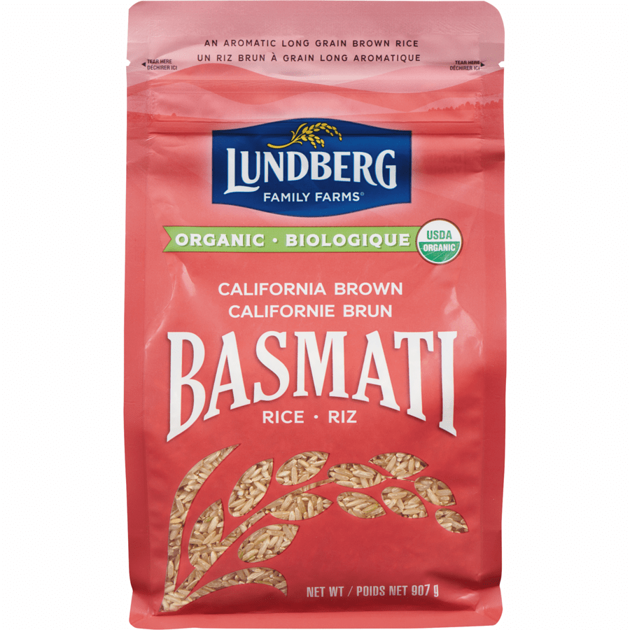 LUNDBERG Épicerie Riz basmati brun bio sans-gluten 907g