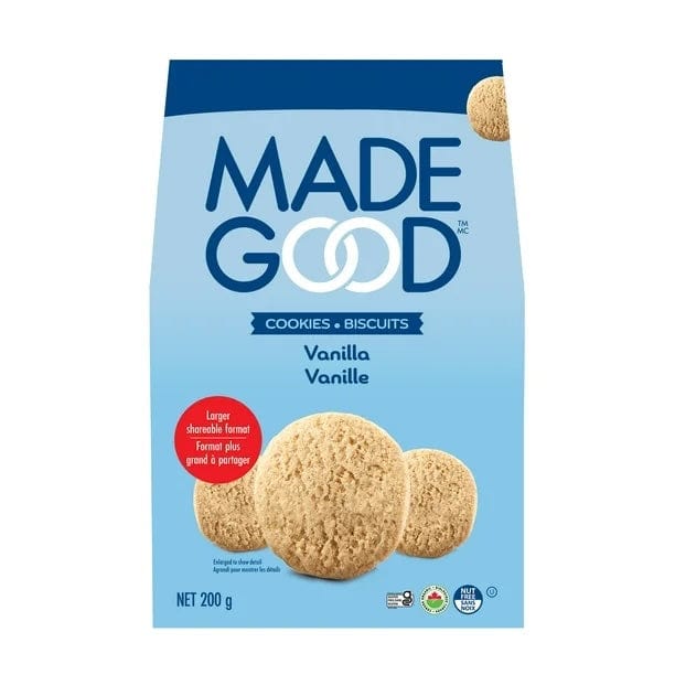 MADE GOOD Épicerie Biscuits à la vanille bio 200g