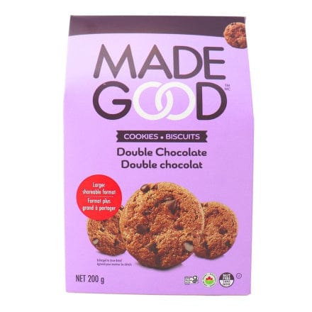 MADE GOOD Épicerie Biscuits double chocolat bio 200g