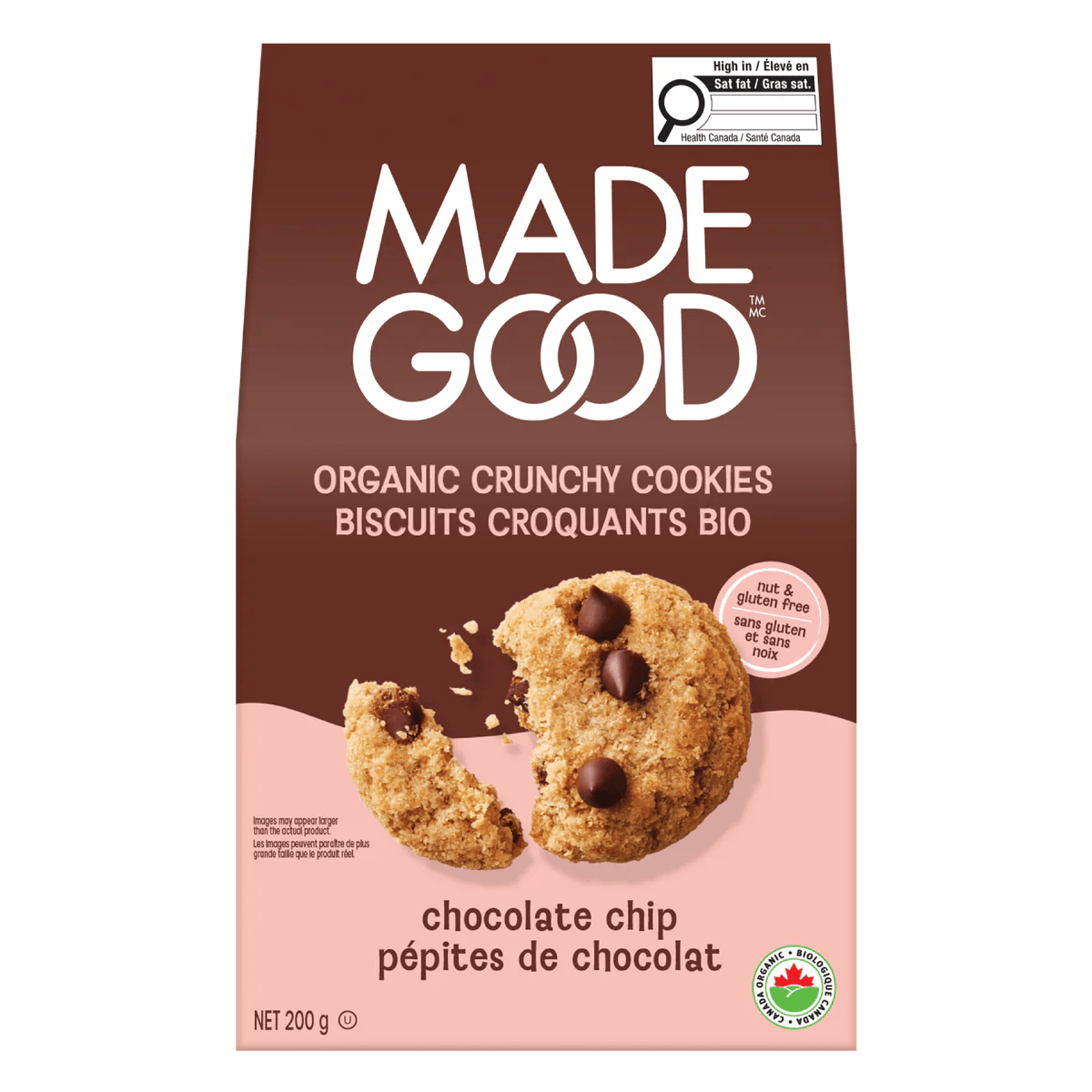 MADE GOOD Épicerie Biscuits pépites de chocolat bio 200g